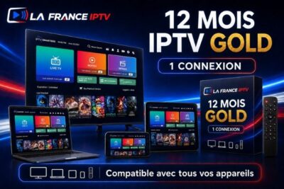 ABONNEMENT IPTV FRANCE 12 MOIS 1 CONNEXION