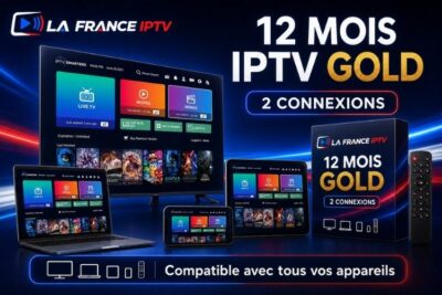 ABONNEMENT IPTV FRANCE 12 MOIS 2 CONNEXIONS